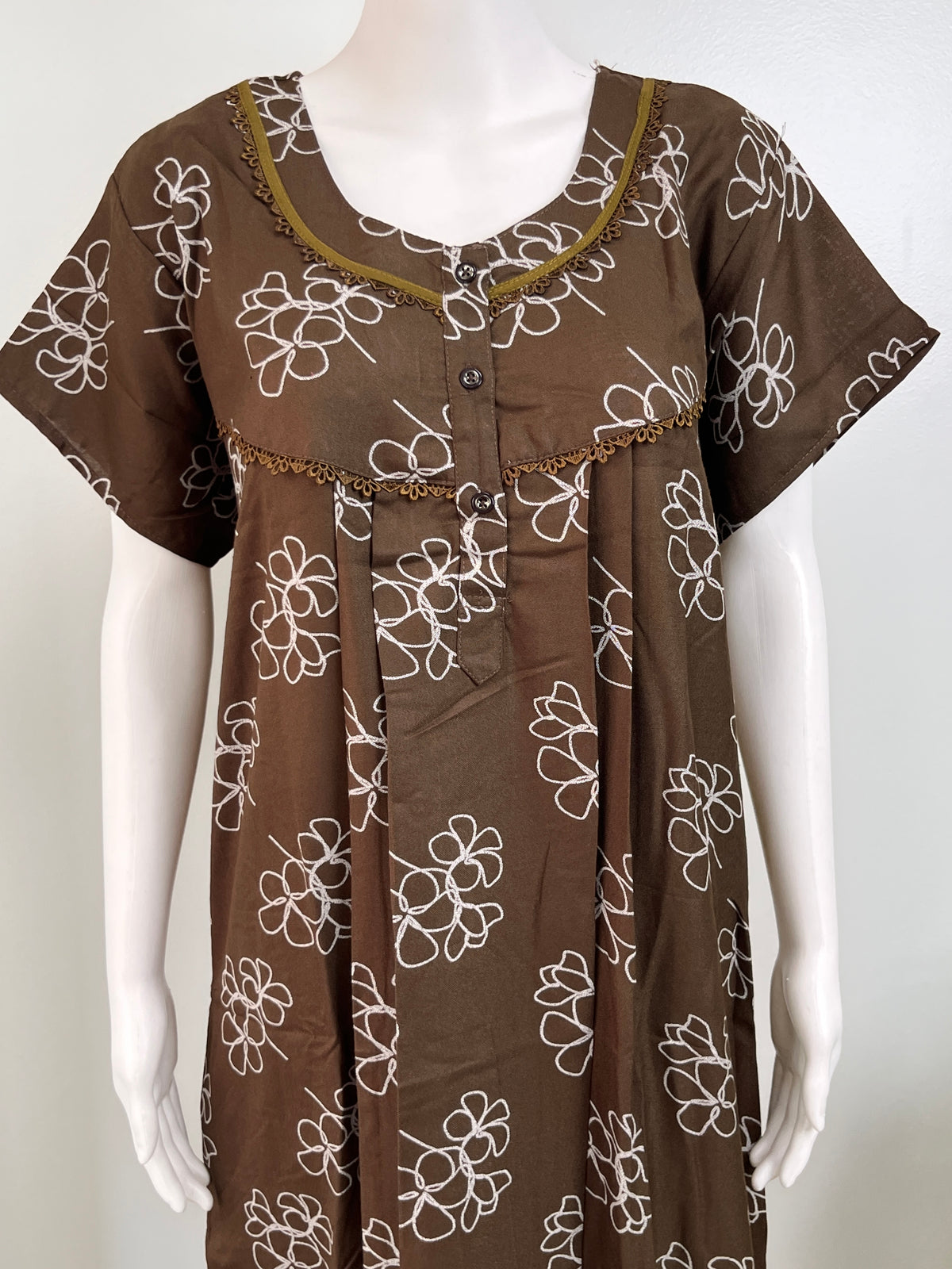 Floral Alpine Nightgown Lightweight & Comfortable