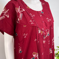 Geometric Printed Alpine Nightgown Stylish & Long-Lasting