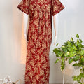Pure Cotton Nightgown Printed Design & Soft Breathable Fabric