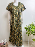 Graceful Floral Cotton Nightgown Breathable & Easy-Fit Sleepwear