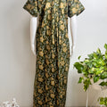 Graceful Floral Cotton Nightgown Breathable & Easy-Fit Sleepwear