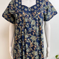 Graceful Floral Cotton Nightgown Breathable & Easy-Fit Sleepwear