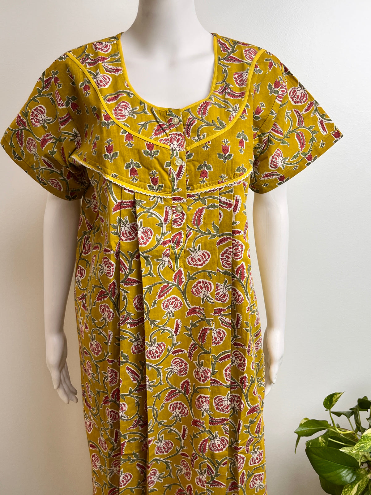Printed Pure Cotton Nighty Comfortable & Skin-Friendly Sleepwear