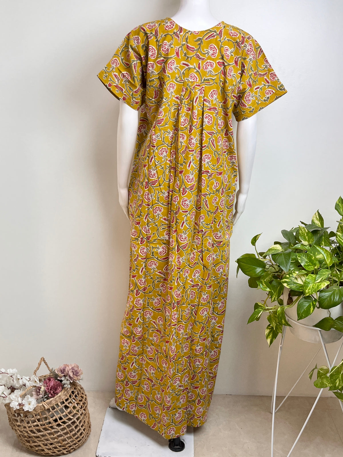 Printed Pure Cotton Nighty Comfortable & Skin-Friendly Sleepwear