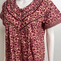 Stylish Cotton Nightgown Soft Fabric & Breathable Daily Wear