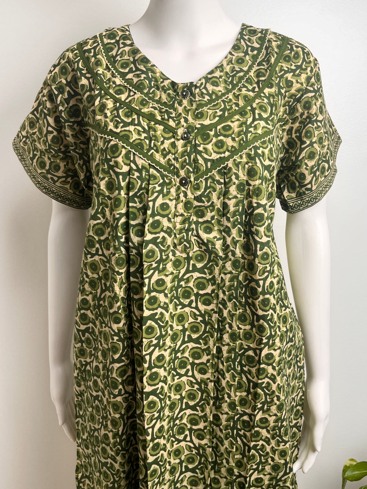 Stylish Cotton Nightgown Soft Fabric & Breathable Daily Wear
