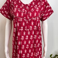 Soft Cotton Nighty Floral Print & Breathable Sleepwear