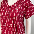 Soft Cotton Nighty Floral Print & Breathable Sleepwear