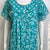 Floral Print Cotton Nightgown Breathable & Comfortable Sleepwear