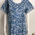 Floral Print Cotton Nightgown Breathable & Comfortable Sleepwear