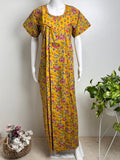 Floral Print Cotton Nighty Lightweight & Comfortable Sleepwear