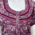 Purple Soft & Breathable Alpine Fabric Nightgown for Women