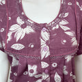 Magenta Alpine Fabric Nightgown Soft & Breathable