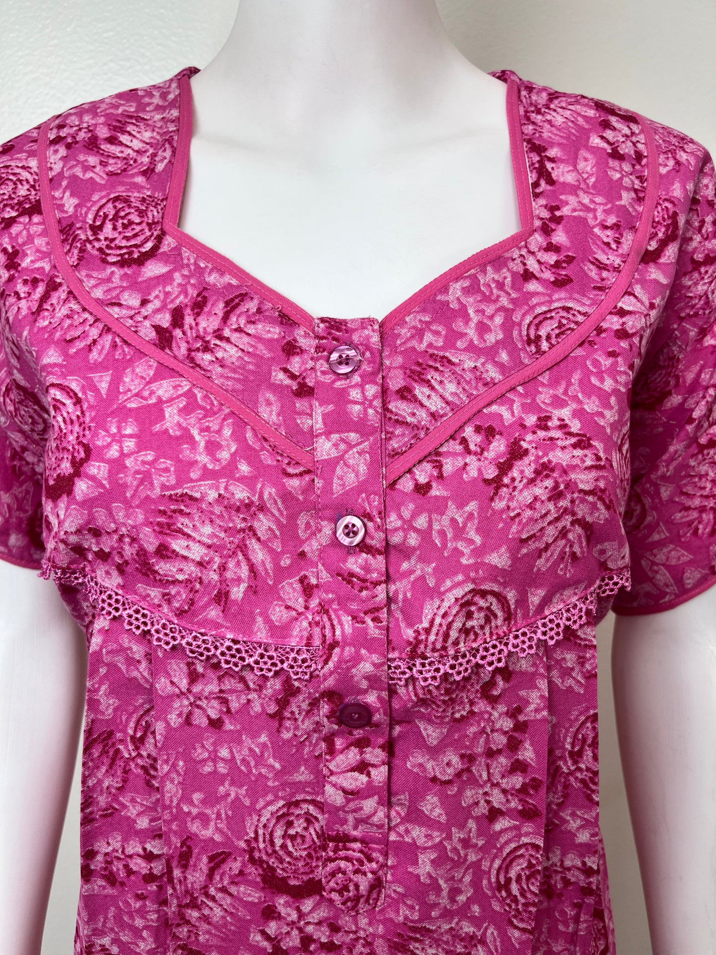 Hot Pink Soft & Breathable Alpine Nighty