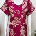 Red Alpine Fabric Nightgown Soft & Breathable