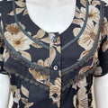 Black Premium Alpine Fabric Nighty