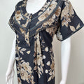 Black Premium Alpine Fabric Nighty