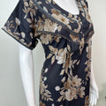 Black Premium Alpine Fabric Nighty
