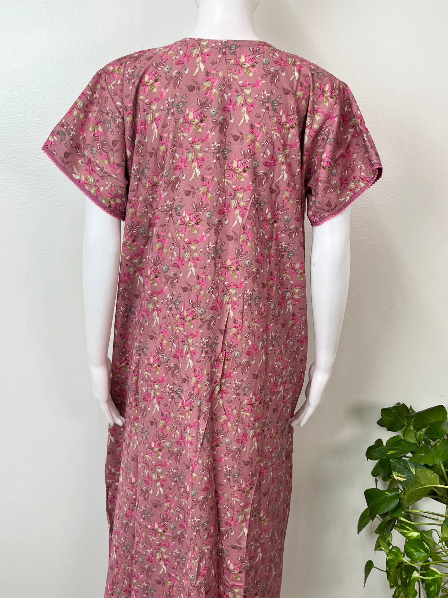 Pink Soft & Breathable Alpine Nighty Perfect for All Seasons
