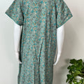 Green Printed Alpine Nighty for Women