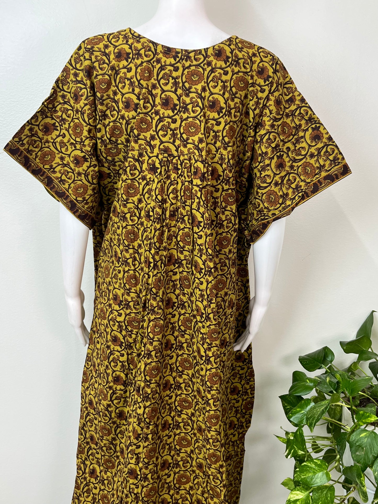 Bottle Green Cotton Nighty Soft & Comfortable