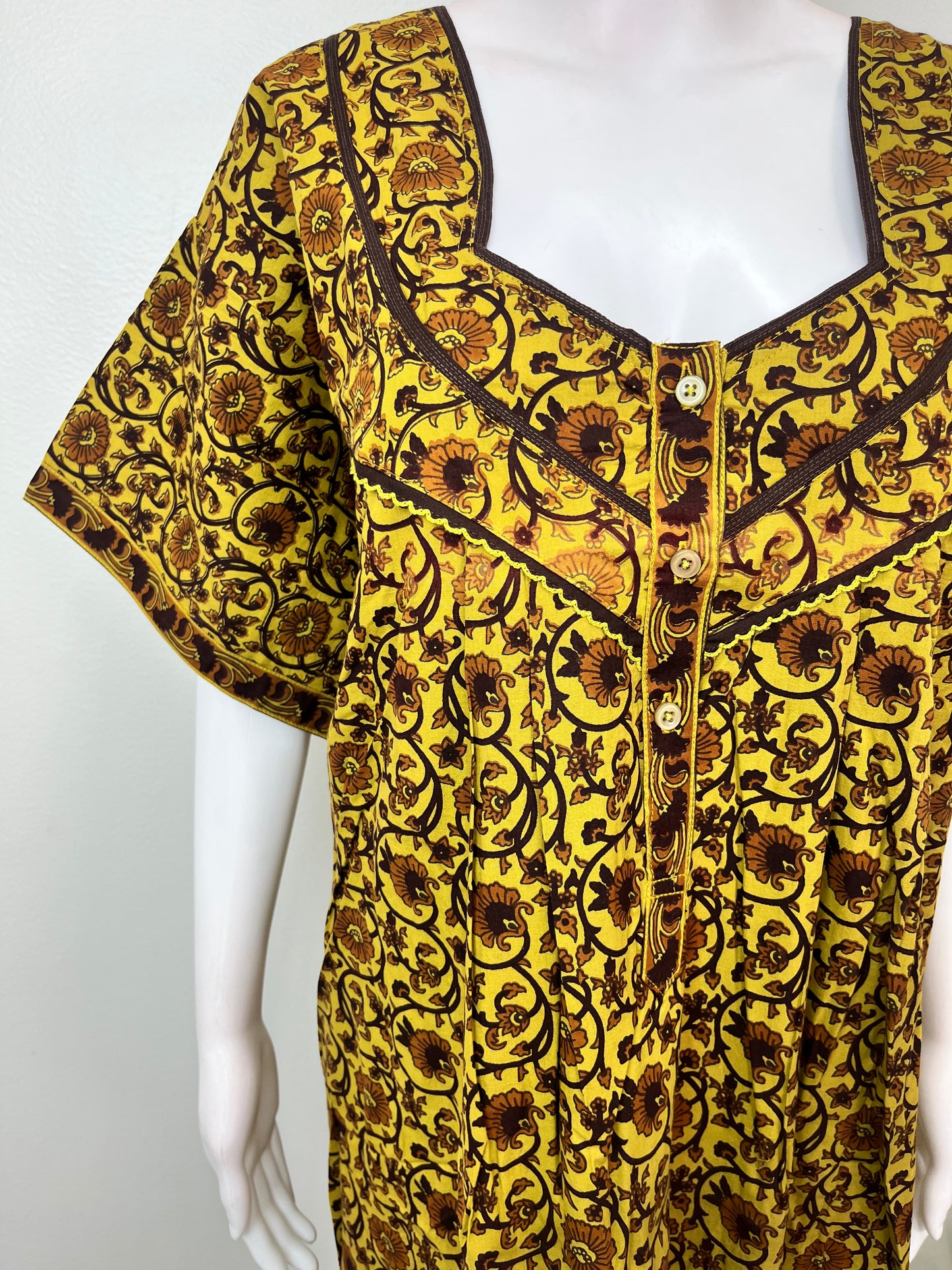 Bottle Green Cotton Nighty Soft & Comfortable