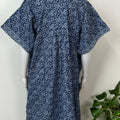 Navy Blue Pure Cotton Nightgown Soft & Comfortable
