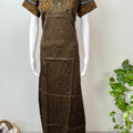 Printed Cotton Satin Fabric Nightgown