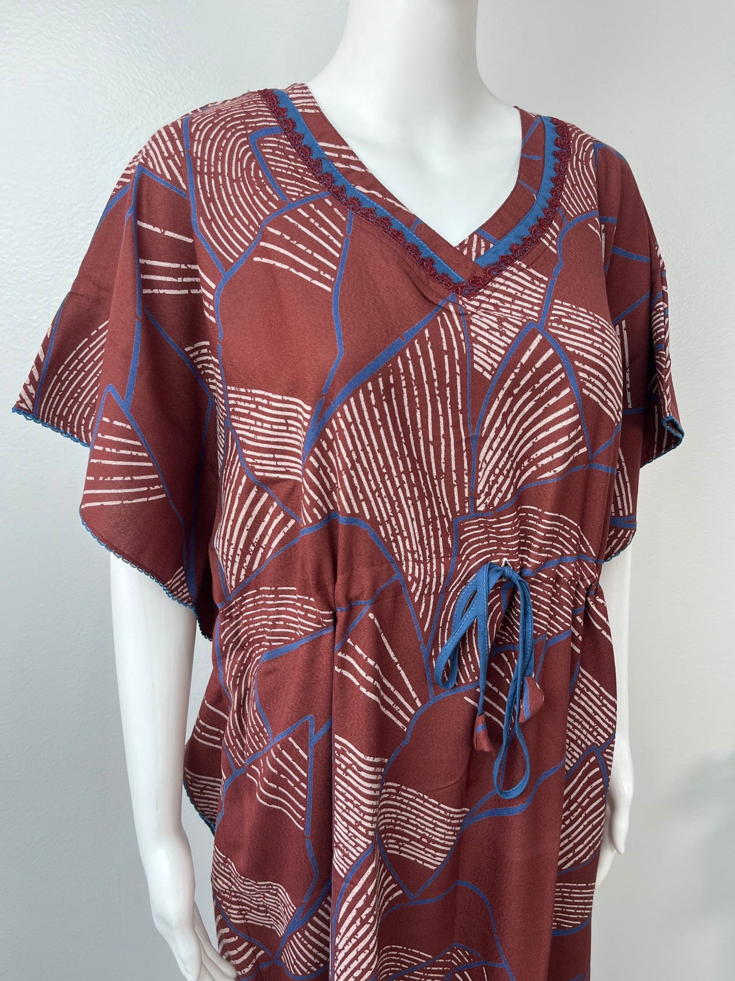 Maroon Premium Alpine Fabric Kaftan