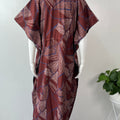 Maroon Premium Alpine Fabric Kaftan