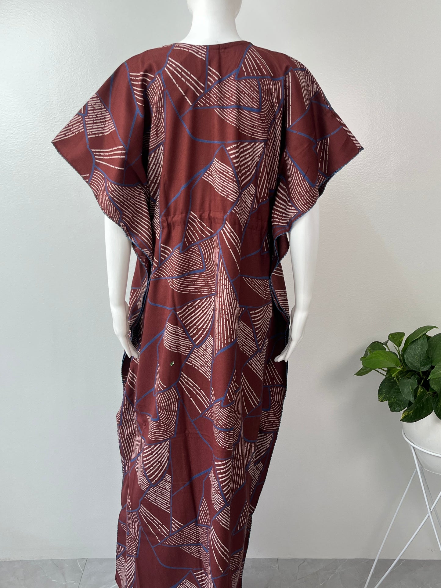 Maroon Premium Alpine Fabric Kaftan