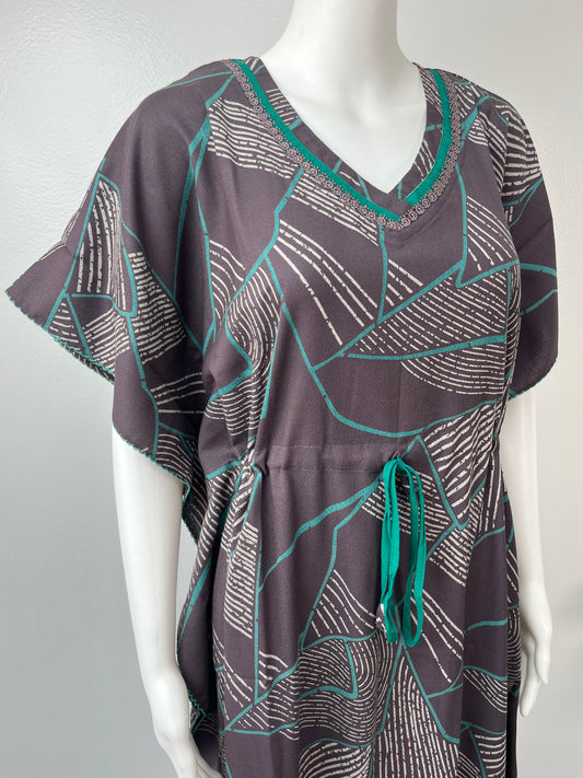 Grey Alpine Kaftan Elegant & Classy