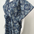 Indigo Pure Cotton Kaftan Elegant & Classy