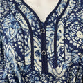 Indigo Pure Cotton Kaftan Elegant & Classy