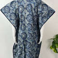 Indigo Pure Cotton Kaftan Elegant & Classy