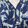 Indigo Blue Soft 100% Cotton Kaftan for Women
