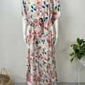 Cream Premium Rayon Fabric Kaftan
