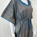 Blue Pure Cotton Elegant & Breathable Kaftan