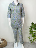 Blue Pure Cotton Night Suit