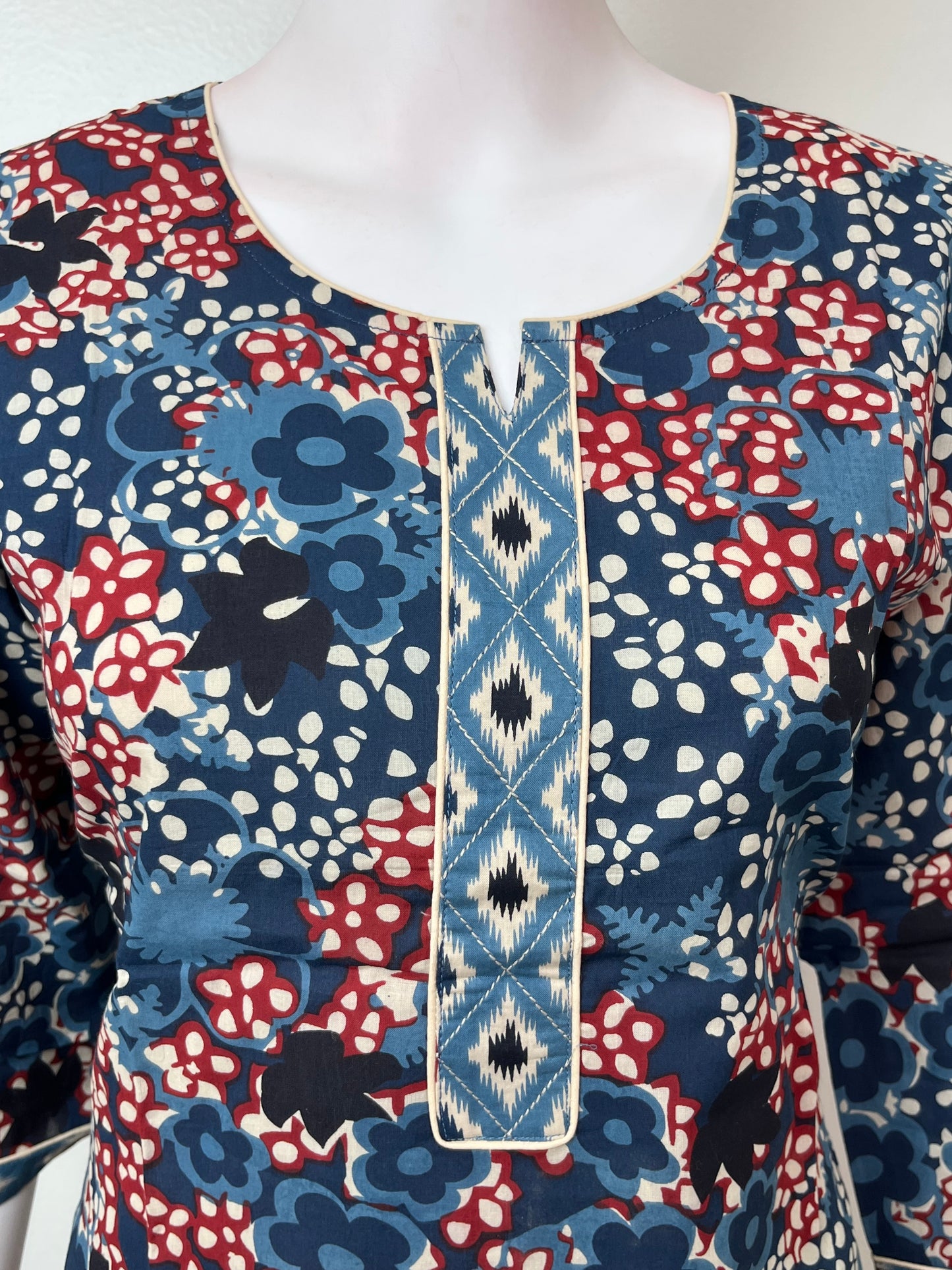 Blue Pure Cotton Night Suit