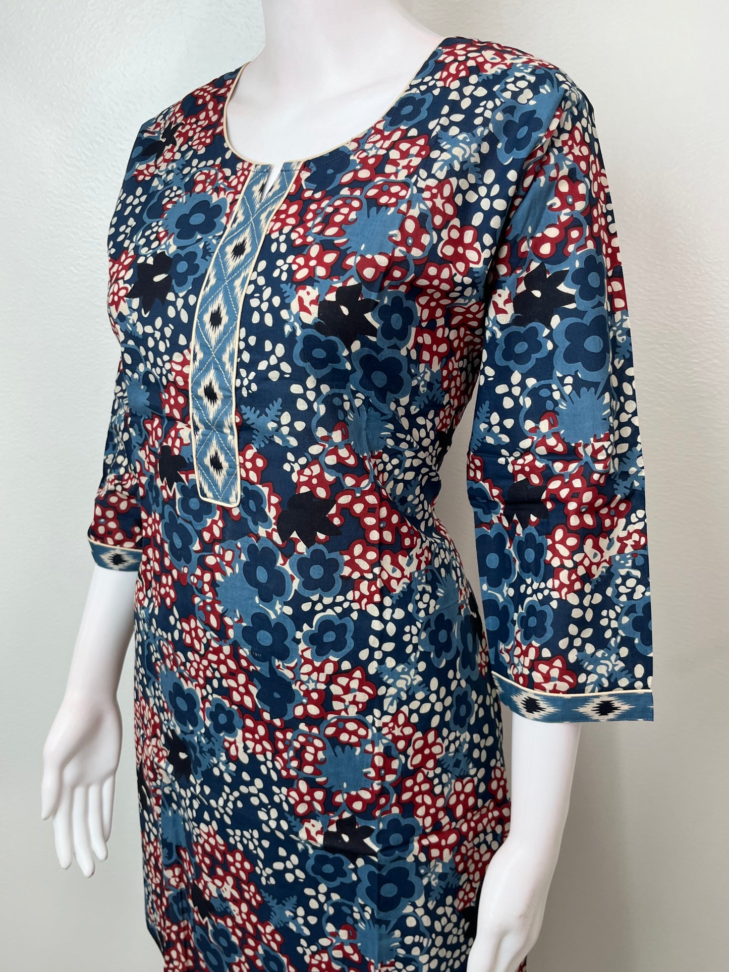 Blue Pure Cotton Night Suit