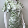 Green Satin Fabric Night Suit