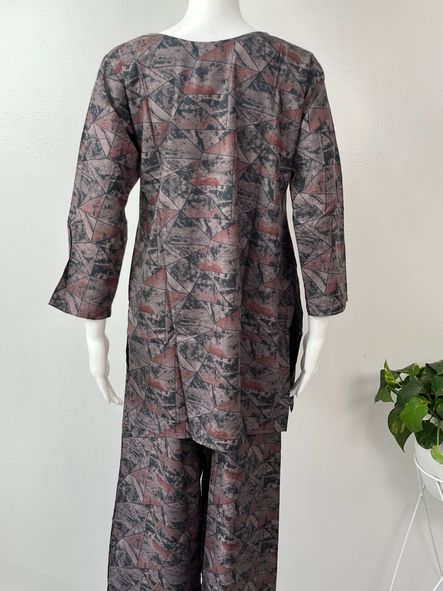 Charcoal Elegance Loungewear Set