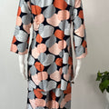 Retro Blooms Rayon Fabric Night Suit