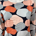 Retro Blooms Rayon Fabric Night Suit