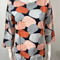 Retro Blooms Rayon Fabric Night Suit