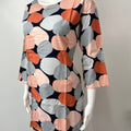 Retro Blooms Rayon Fabric Night Suit