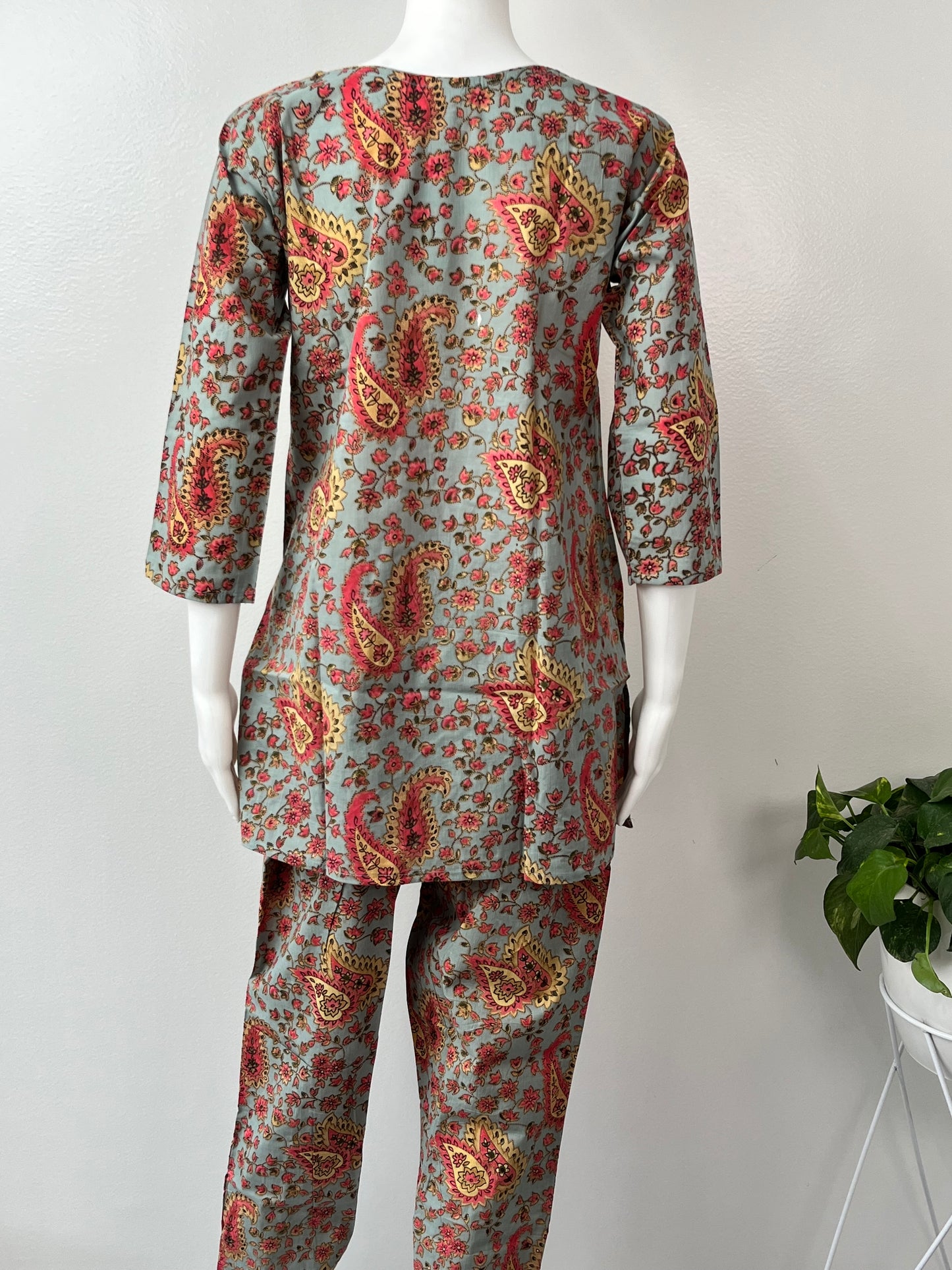 Bohemian Paisley Cotton Co-ord Set