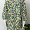 Printed Cotton Night Suit for Women -Dark Green