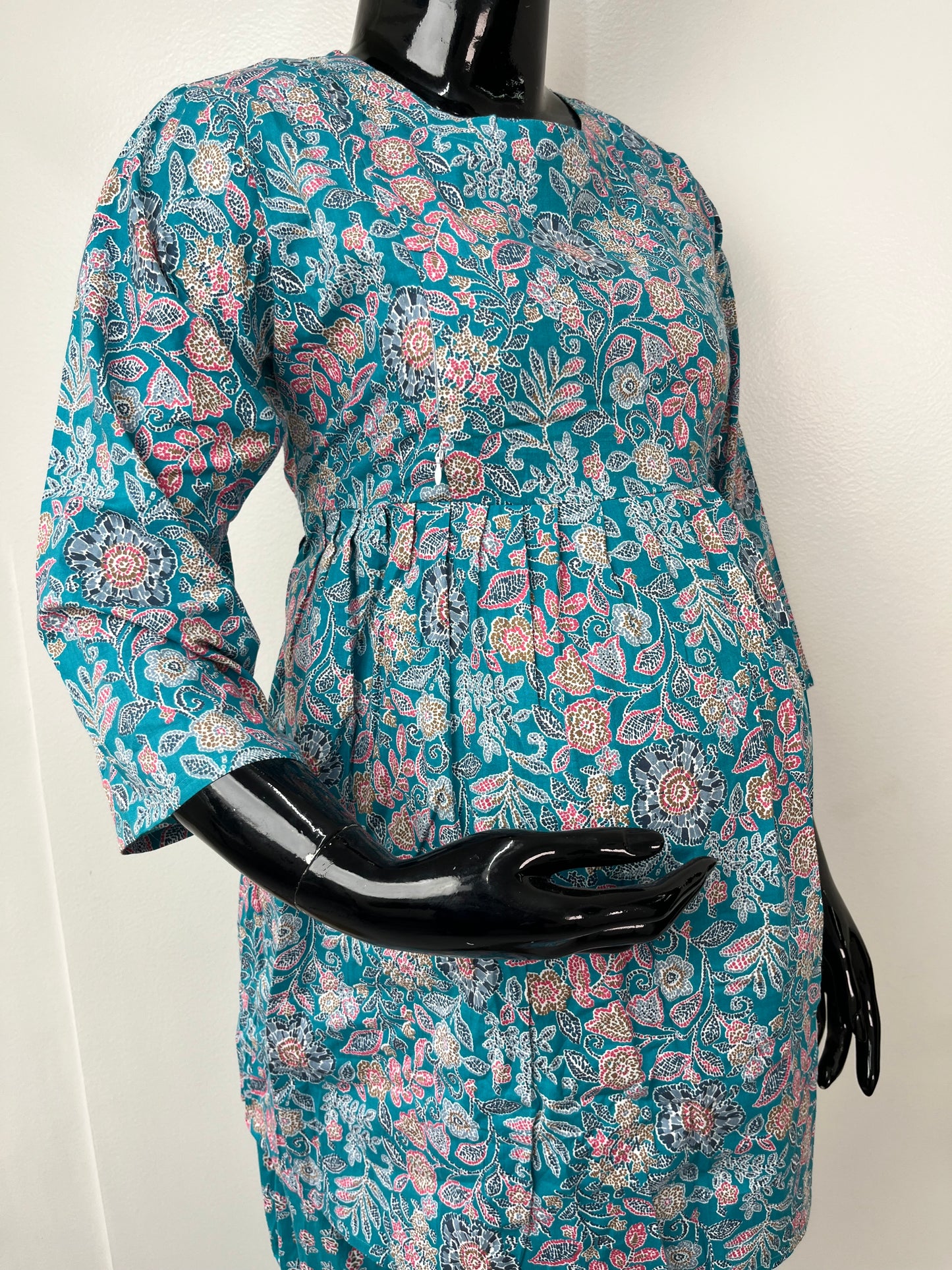 Blue Pure Cotton Feeding Co-ord Set